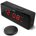 iLUV TSBOOMULBK TimeShaker Boom Alarm C