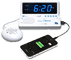 SONIC ALERT Rise'n Shine Alarm Clock wi